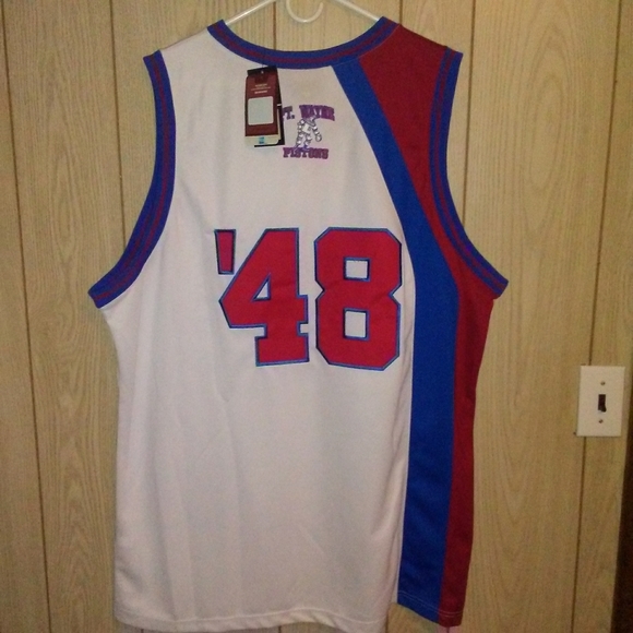 Ft. Wayne Pistons G-III Brand HWC Commemorative 1948 Jersey NWT Rare** - Picture 5 of 11